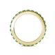 5 - Gracie 2.00 mm Emerald Eternity Band 