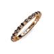 4 - Gracie 2.00 mm Black Diamond Eternity Band 