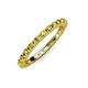 4 - Gracie 2.00 mm Yellow Diamond Eternity Band 