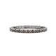 1 - Gracie 2.00 mm Smoky Quartz Eternity Band 