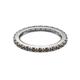 7 - Gracie 2.00 mm Smoky Quartz Eternity Band 