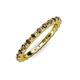 4 - Gracie 2.00 mm Smoky Quartz Eternity Band 