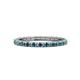 1 - Gracie 2.00 mm London Blue Topaz Eternity Band 
