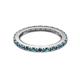 7 - Gracie 2.00 mm London Blue Topaz Eternity Band 