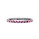 1 - Gracie 2.00 mm Pink Sapphire Eternity Band 