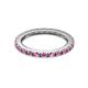 7 - Gracie 2.00 mm Pink Sapphire Eternity Band 