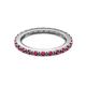 7 - Gracie 2.00 mm Ruby Eternity Band 