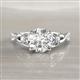 3 - Benita 1.21 ctw IGI Certified Round Lab Grown Diamond (6.50 mm) and Side Lab Grown Diamond Celtic Love Knot Entwined Engagement Ring  