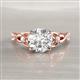 3 - Benita 1.21 ctw (6.50 mm) GIA Certified Round Natural Diamond (VS/FG) Celtic Love Knot Entwined Engagement Ring 