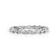1 - Mira 0.95 ctw Marquise and Round Natural Diamond Women Stackable Eternity Band 