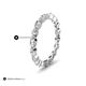 5 - Mira 0.95 ctw Marquise and Round Natural Diamond Women Stackable Eternity Band 