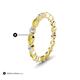 5 - Mira 1.04 ctw Marquise Yellow Sapphire and Round Natural Diamond Women Stackable Eternity Band 