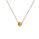 2 - Merilyn 3.40 mm Round Citrine Bezel Set Solitaire Pendant 
