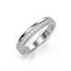 4 - Sherly 0.60 ctw Lab Grown Diamond Women Stackable Eternity Band (3.50 mm) 