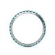 5 - Audrey 2.00 mm London Blue Topaz U Prong Eternity Band 
