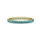 1 - Audrey 2.00 mm London Blue Topaz U Prong Eternity Band 