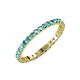 4 - Audrey 2.00 mm London Blue Topaz U Prong Eternity Band 