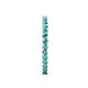 6 - Audrey 2.00 mm London Blue Topaz U Prong Eternity Band 