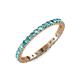4 - Audrey 2.00 mm London Blue Topaz U Prong Eternity Band 