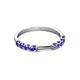 5 - Alicia 0.48 ctw Tanzanite Wedding Band 