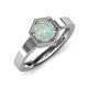 4 - Dinah 0.66 ct Opal Women Hexagonal Signet Solitaire Engagement Ring 