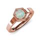 4 - Dinah 0.66 ct Opal Women Hexagonal Signet Solitaire Engagement Ring 