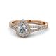 1 - Raisa Desire Diamond Halo Engagement Ring 