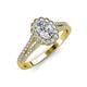 3 - Raisa Desire Diamond Halo Engagement Ring 