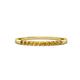 3 - Clara 1.80 mm Citrine 10 Stone Wedding Band 