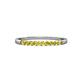 3 - Clara 2.00 mm Yellow Sapphire 10 Stone Wedding Band 