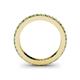 4 - Caitlin 1.60 mm Green Garnet and Diamond Eternity Band 