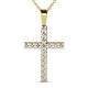 1 - Aja Lab Grown Diamond Cross Pendant 