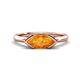 1 - Shireen 0.91 ct Marquise Shape Citrine (10 x 5 mm) Women V Prong Solitaire Engagement Ring 