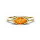 1 - Shireen 0.91 ct Marquise Shape Citrine (10 x 5 mm) Women V Prong Solitaire Engagement Ring 
