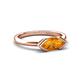 5 - Shireen 0.91 ct Marquise Shape Citrine (10 x 5 mm) Women V Prong Solitaire Engagement Ring 