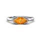 1 - Shireen 0.91 ct Marquise Shape Citrine (10 x 5 mm) Women V Prong Solitaire Engagement Ring 