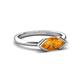 5 - Shireen 0.91 ct Marquise Shape Citrine (10 x 5 mm) Women V Prong Solitaire Engagement Ring 