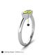 6 - Shireen 1.12 ct Marquise Shape Peridot (10 x 5 mm) Women V Prong Solitaire Engagement Ring 