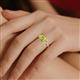 2 - Shireen 1.12 ct Marquise Shape Peridot (10 x 5 mm) Women V Prong Solitaire Engagement Ring 