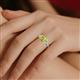 2 - Shireen 1.12 ct Marquise Shape Peridot (10 x 5 mm) Women V Prong Solitaire Engagement Ring 