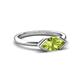 5 - Shireen 1.12 ct Marquise Shape Peridot (10 x 5 mm) Women V Prong Solitaire Engagement Ring 
