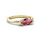 5 - Shireen 1.07 ct Marquise Shape Pink Tourmaline (10 x 5 mm) Women V Prong Solitaire Engagement Ring 