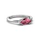 5 - Shireen 1.07 ct Marquise Shape Pink Tourmaline (10 x 5 mm) Women V Prong Solitaire Engagement Ring 