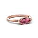 5 - Shireen 1.07 ct Marquise Shape Pink Tourmaline (10 x 5 mm) Women V Prong Solitaire Engagement Ring 