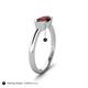 6 - Shireen 1.31 ct Marquise Shape Red Garnet (10 x 5 mm) Women V Prong Solitaire Engagement Ring 