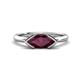 1 - Shireen 1.24 ct Marquise Shape Rhodolite Garnet (10 x 5 mm) Women V Prong Solitaire Engagement Ring 
