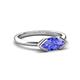 5 - Shireen 1.15 ct Marquise Shape Tanzanite (10 x 5 mm) Women V Prong Solitaire Engagement Ring 