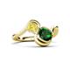 3 - Nerida 1.30 ctw Cushion Shape Created Emerald & Princess Shape Created Yellow Sapphire Women Toi Et Moi Wave Engagement Ring 