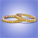 2 - Melissa 1.20 ctw (2.30 mm) Inside Outside Round Citrine Eternity Hoop Earrings 