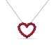 2 - Zayna Ruby Heart Pendant 